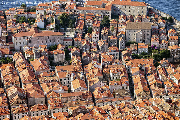 Dubrovnik Old City Picture Board by Artur Bogacki