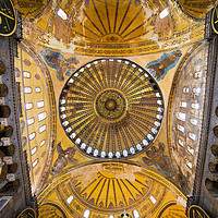 Buy canvas prints of Hagia Sophia Ceiling by Artur Bogacki