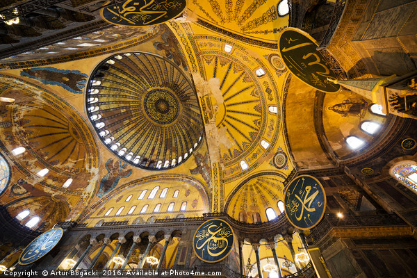 Hagia Sophia Architecture Picture Board by Artur Bogacki