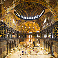 Buy canvas prints of Hagia Sophia Interior by Artur Bogacki