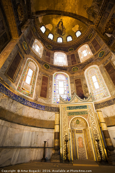 Mihrab in the Hagia Sophia Picture Board by Artur Bogacki