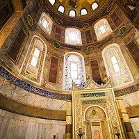 Buy canvas prints of Mihrab in the Hagia Sophia by Artur Bogacki