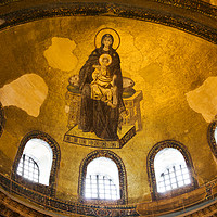 Buy canvas prints of Hagia Sophia Mosaic by Artur Bogacki