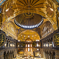 Buy canvas prints of Hagia Sophia Interior by Artur Bogacki