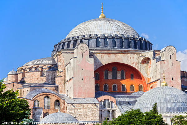 Hagia Sophia Byzantine Architecture Picture Board by Artur Bogacki