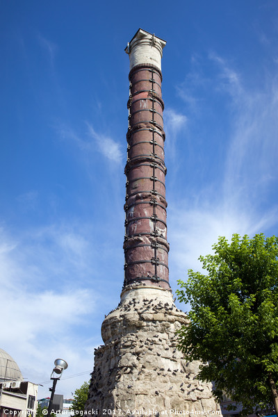 Column of Constantine in Istanbul Picture Board by Artur Bogacki