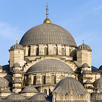 Buy canvas prints of New Mosque Domes in Istanbul by Artur Bogacki
