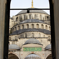Buy canvas prints of Blue Mosque Gate in Istanbul by Artur Bogacki