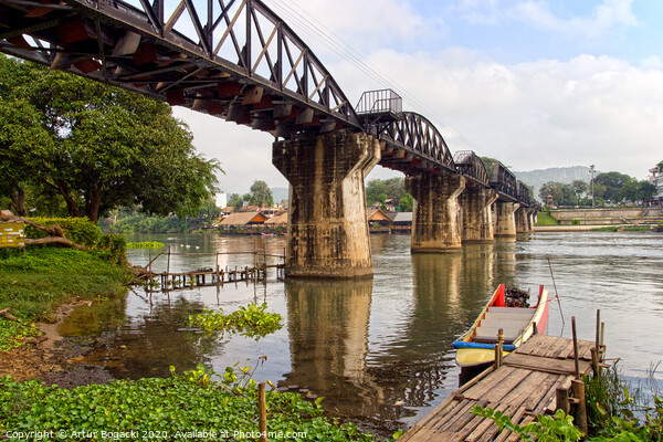 Bridge on the River Kwai Picture Board by Artur Bogacki