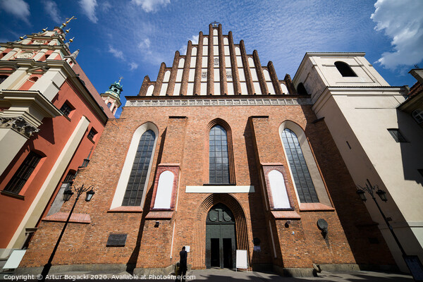 St. John Archcathedral in Warsaw Picture Board by Artur Bogacki