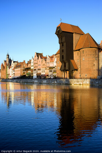 Old Town of Gdansk at Sunset Picture Board by Artur Bogacki