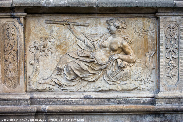 Allegory of Science Relief Picture Board by Artur Bogacki