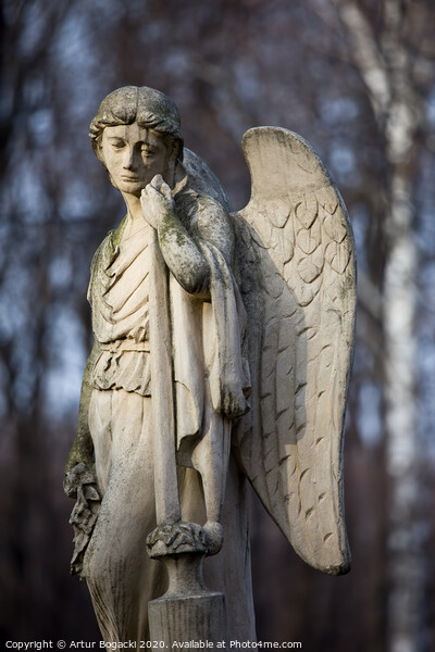 Angel Statue Picture Board by Artur Bogacki