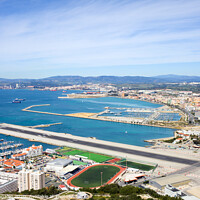 Buy canvas prints of Gibraltar Airport Runway by Artur Bogacki