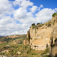 Buy canvas prints of Andalusia Landscape With Ronda Cliff by Artur Bogacki