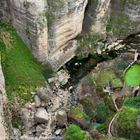 Buy canvas prints of El Tajo River Gorge in Ronda by Artur Bogacki