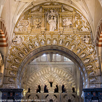 Buy canvas prints of Mezquita Cathedral Interior in Cordoba by Artur Bogacki