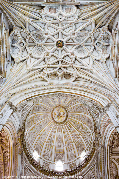 Mezquita Cathedral Ceilings in Cordoba Picture Board by Artur Bogacki