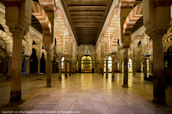Mezquita Interior in Cordoba Picture Board by Artur Bogacki
