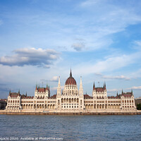 Buy canvas prints of Hungarian Parliament Building in Budapest by Artur Bogacki