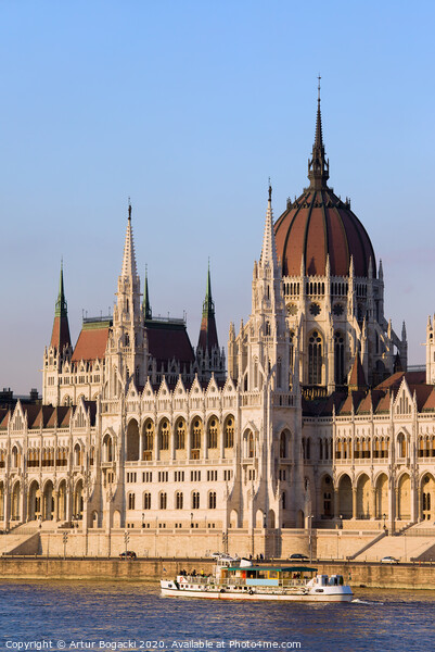 Parliament Building in Budapest Picture Board by Artur Bogacki
