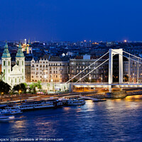 Buy canvas prints of City of Budapest at Night by Artur Bogacki