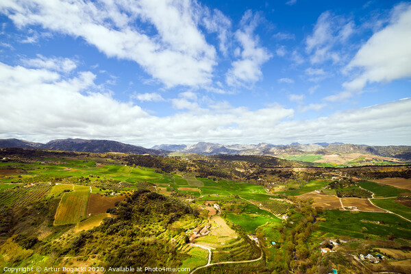 Andalucia Landscape Picture Board by Artur Bogacki