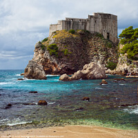 Buy canvas prints of Fort Lovrijenac in Dubrovnik by Artur Bogacki