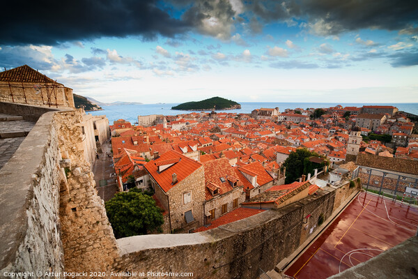Old Town of Dubrovnik in Croatia Picture Board by Artur Bogacki