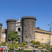 Buy canvas prints of Castel Nuovo Angevin Keep in Naples by Artur Bogacki