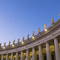 Buy canvas prints of Vatican Colonnade At Dusk by Artur Bogacki