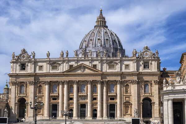 Papal Basilica of Saint Peter in Vatican Picture Board by Artur Bogacki