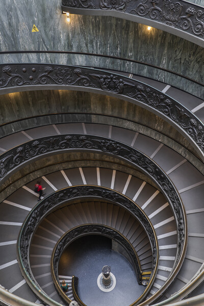 Bramante Staircase in Vatican Picture Board by Artur Bogacki