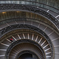 Buy canvas prints of Bramante Staircase in Vatican by Artur Bogacki