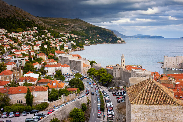 City of Dubrovnik Cityscape Picture Board by Artur Bogacki