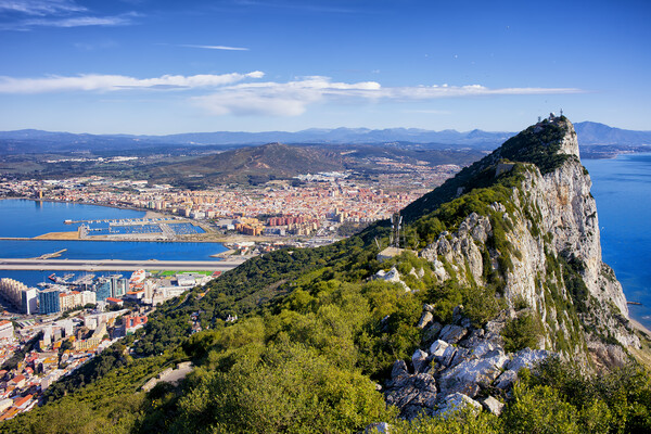 Rock of Gibraltar Picture Board by Artur Bogacki