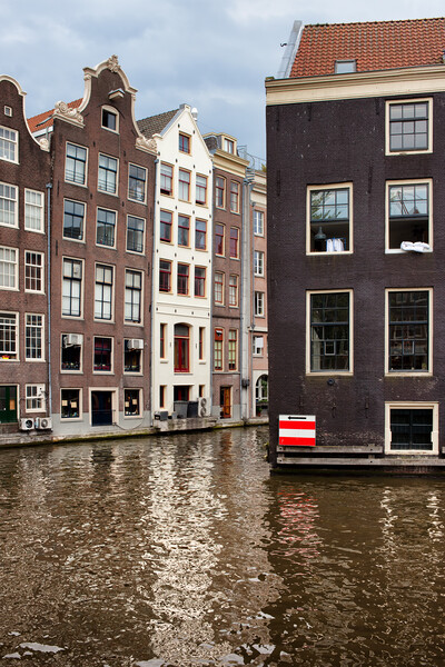 Canal Houses In Amsterdam Picture Board by Artur Bogacki