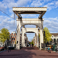 Buy canvas prints of Skinny Bridge in Amsterdam by Artur Bogacki
