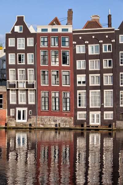 Row Houses in Amsterdam Picture Board by Artur Bogacki