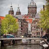 Buy canvas prints of City of Amsterdam in Netherlands by Artur Bogacki