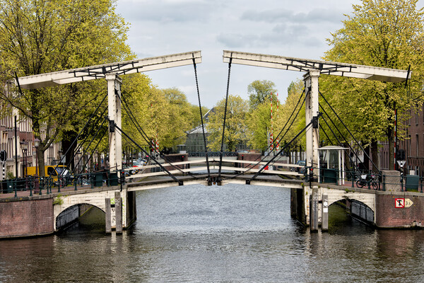 Drawbridge in Amsterdam Picture Board by Artur Bogacki