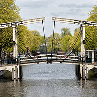 Buy canvas prints of Drawbridge in Amsterdam by Artur Bogacki