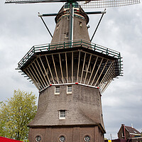 Buy canvas prints of De Gooyer Windmill in Amsterdam by Artur Bogacki