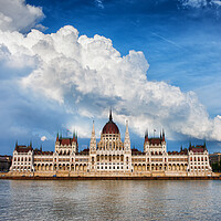 Buy canvas prints of Hungarian Parliament Building in Budapest by Artur Bogacki