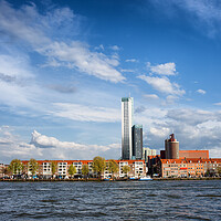 Buy canvas prints of Rotterdam Skyline in Netherlands by Artur Bogacki