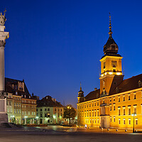 Buy canvas prints of Old Town of Warsaw by Night by Artur Bogacki