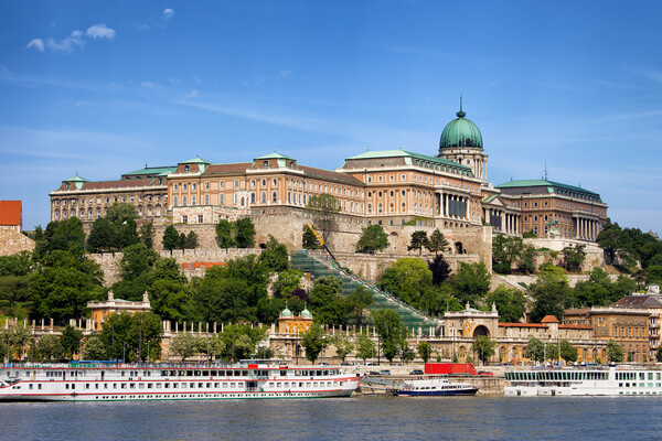 Buda Castle in Budapest Picture Board by Artur Bogacki
