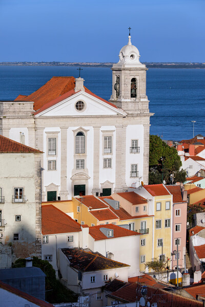 Santo Estevao church in Lisbon Picture Board by Artur Bogacki