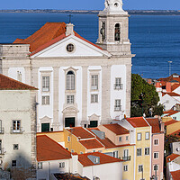 Buy canvas prints of Santo Estevao church in Lisbon by Artur Bogacki