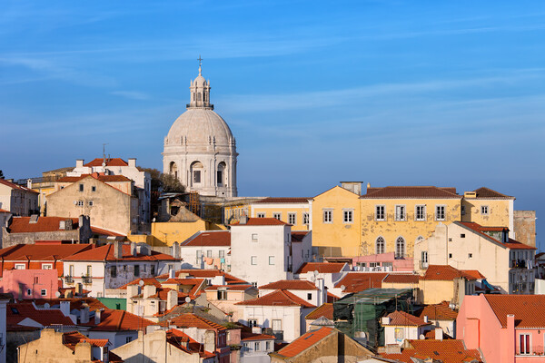 City of Lisbon in Portugal Picture Board by Artur Bogacki